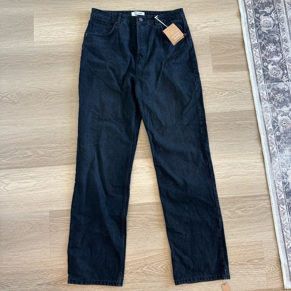Reformation Cynthia High Rise Straight Long Jeans